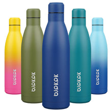 BJPKPK 17oz Insulated Water Bottles Stainless Steel Sports Water Bottles Keep Cold and Hot for Travel Dishwasher Safe,Olive Green