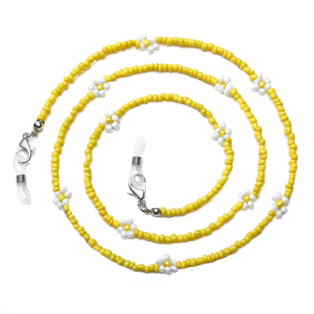 humlbird Mask Lanyard Eyeglasses Chain Healing Crystal Beaded Sunglasses Chains with Pearl for Women