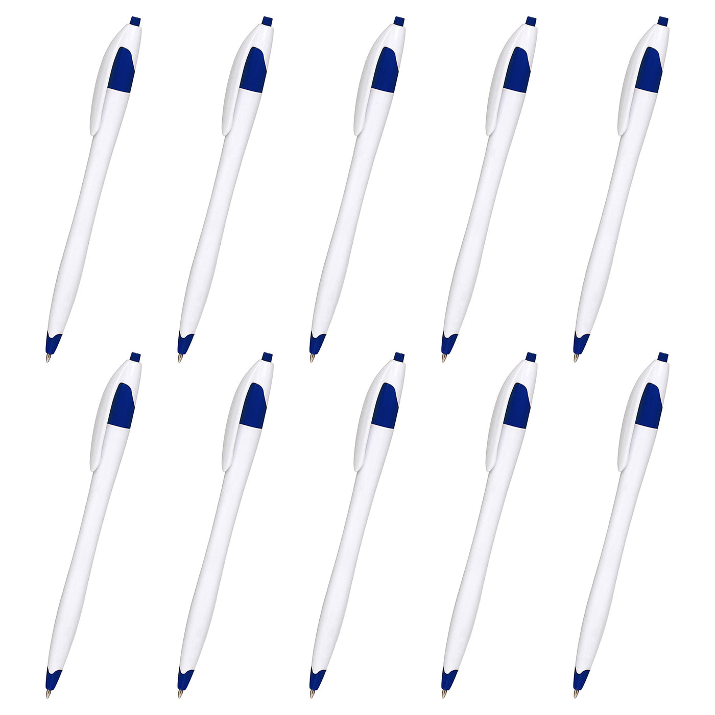 DISCOUNT PROMOS Personalized Ballpoint Pens Bulk Pack of 4-5,000 counts Black Ink, Slim & Curvy Design, Retractable, Ideal for Office, Corporate Merchandise, Tradeshows- Black