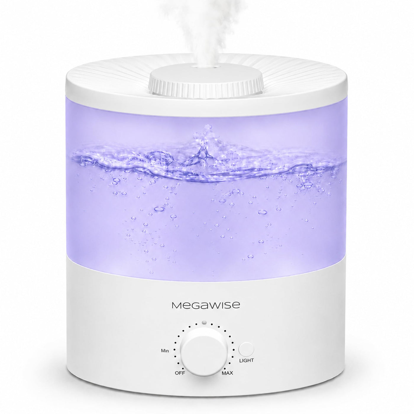 MegaWise Ultrasonic Cool Mist Humidifier SK7620 - 1.5L Capacity, Whisper-Quiet Operation, Adjustable Mist Output, Auto Shut-Off - Ideal for Home, Office, Baby Room, and Bedroom