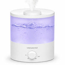 MegaWise Ultrasonic Cool Mist Humidifier SK7620 - 1.5L Capacity, Whisper-Quiet Operation, Adjustable Mist Output, Auto Shut-Off - Ideal for Home, Office, Baby Room, and Bedroom