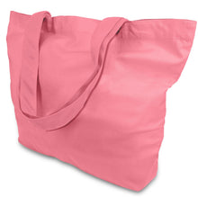 TOPDesign 1 | 3 | 6 | 12 | 24 Pack Super Strong Large 12oz Cotton Canvas Tote Bag, Reusable Grocery Shopping Cloth Bag, Fashionable Two-Tone Tote for Crafts, DIY Your Creative Designs (Pack of 1)
