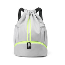 JELUTAR Drawstring Backpack Gym Bag with Shoes Compartment for Soccer, Basketball, Swim, Water-Resistant String Backpack Beach Cinch for Women Men