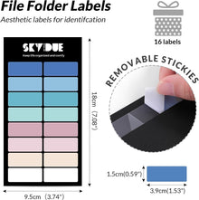 SKYDUE Accordion File Organizer, Expanding File Folder with 8 Pockets, Portable Document Paper Receipt Organizer, Letter/A4 Size Filing Folder School Office Supplies Black