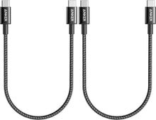 Anker USB C to USB C Cable, Type-C 60W Fast Charging Cable (6 FT, 2Pack) for iPhone 17 Series, iPad mini 6 and More (Black)