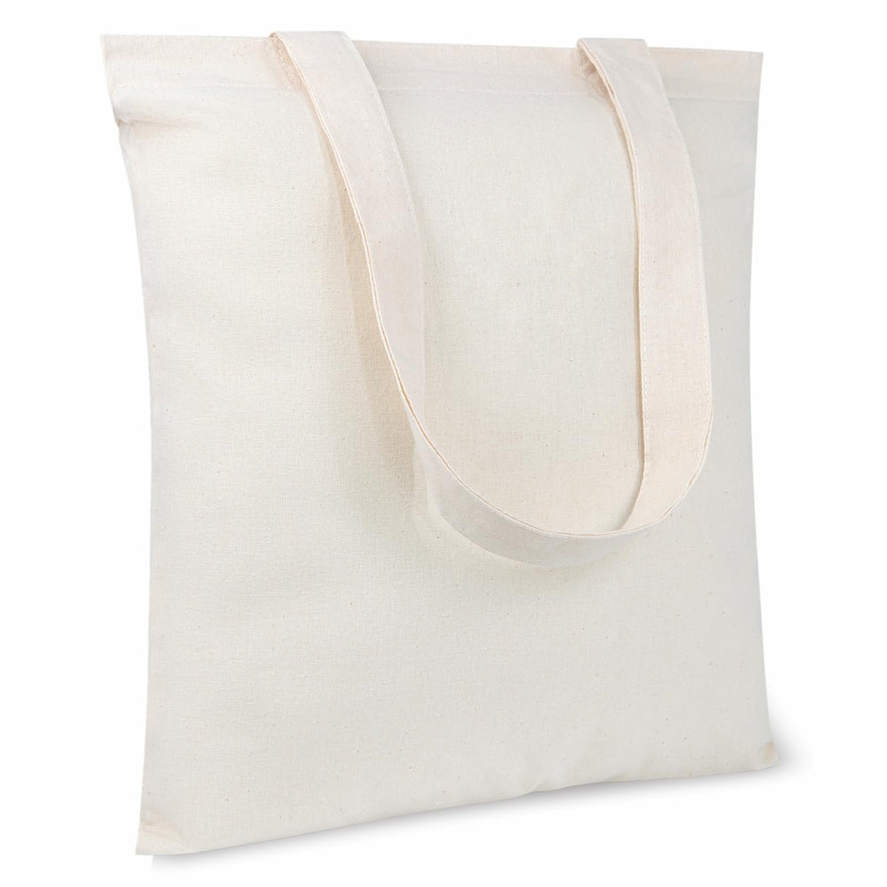 TOPDesign 5 | 12 | 24 | 48 | 192 Pack Economical Cotton Tote Bags, Lightweight Medium Reusable Grocery Shopping Cloth Bags, Suitable for DIY, Advertising, Promotion, Gift, Activity (5-Pack)