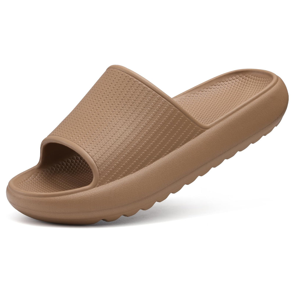 Comwarm Cloud Slide Sandals for Women Men Ultra Comfort Recovery Pillow Slippers Soft Summer Beach Shoes with Low Arch Support