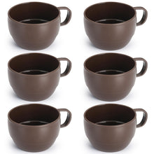 Coffee Mugs Set of 6, Coffee Cups 12oz, Durable Light Weight Plastic Mugs for Home, Outdoor, Picnic, Camping, Idea Birthday Gift