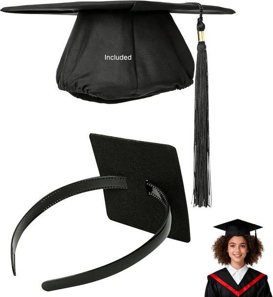 Graduation Hat Set - Grad Cap with Headband, Secures Your Grad Cap Insert Device, Graduation Gift for Graduates Women