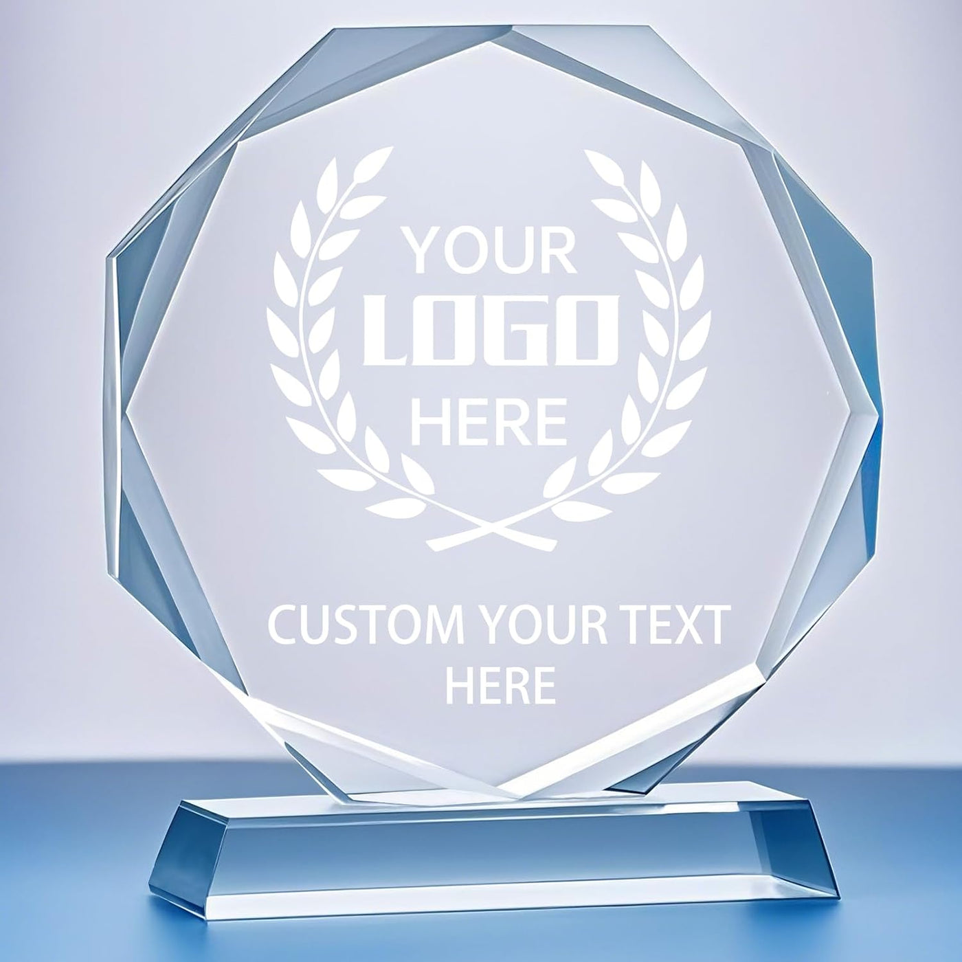 Personalized Crystal Trophy Award - Plaques Personalized Engraved - Coworker Employee Appreciation Gift, Anniversary Retirement Gift - Custom Employee Recognition Awards and Trophies
