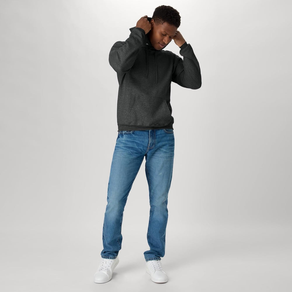 Hanes Men's EcoSmart Hoodie, Midweight Fleece, Pullover Hooded Sweatshirt