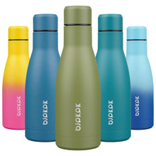 BJPKPK 17oz Insulated Water Bottles Stainless Steel Sports Water Bottles Keep Cold and Hot for Travel Dishwasher Safe,Olive Green