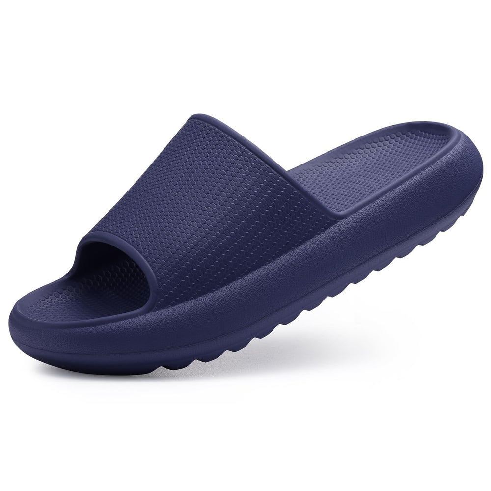 Comwarm Cloud Slide Sandals for Women Men Ultra Comfort Recovery Pillow Slippers Soft Summer Beach Shoes with Low Arch Support