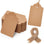 100pcs Brown