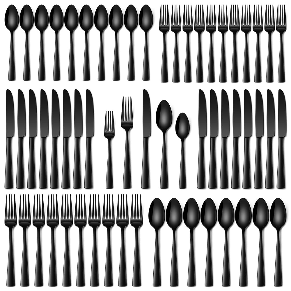 Stapava 20 Piece Silverware Set, Food-Grade Stainless Steel Flatware Sets for 4 Mirror Polished Cutlery Utensil Sets Include Dinner Knives Spoons and Forks Set Dishwasher Safe for Home Restaurant