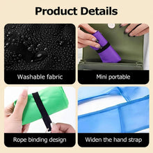 Washable Reusable Grocery Bags, Foldable Reusable Shopping Bags, Polyester Tote, Pocket Size Carrier