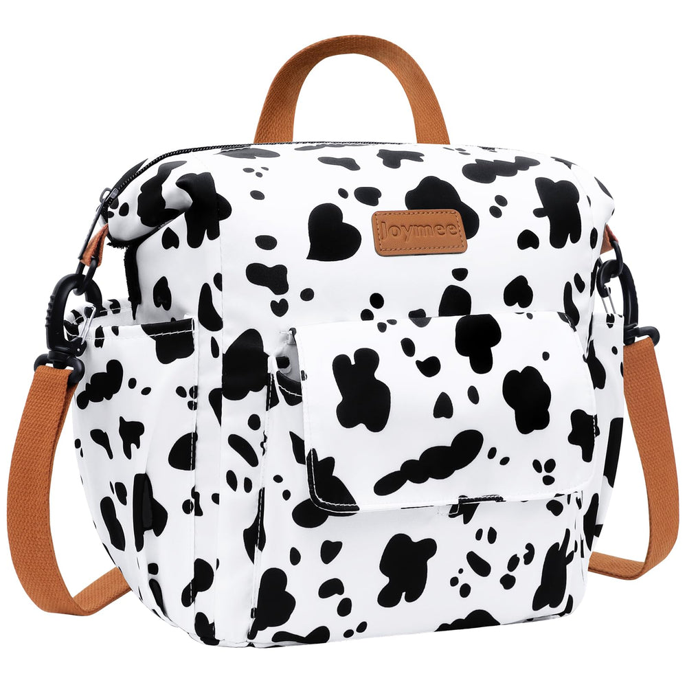 Joymee Lunch Bag Women, Reusable Leakproof Insulated Lunch Box- Purple | Large Capacity, Bottle Holder & Side Pockets, Leakproof Insulated Design, for Work, Travel, Picnic, for Adult