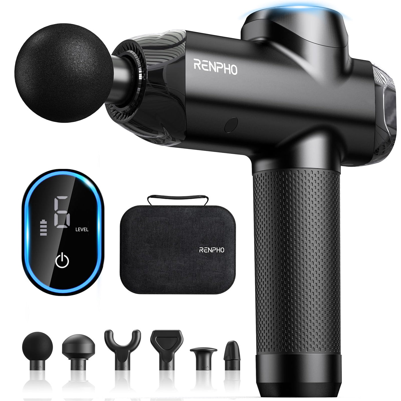 RENPHO Active Thermacool 2 Massage Gun with Heat and Cold, Fathers Day Dad Gifts [2026 Upgraded] Handheld Percussion Deep Tissue Neck Back Muscle Massager, FSA Approved Gift for Men Women Athletes HSA