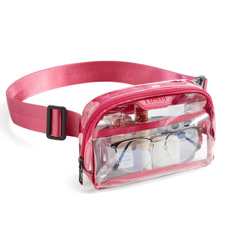 LATMAP Clear Bag for Stadium Events, Clear Purse for Women Stadium Crossbody Bag, Transparent Bag for Concerts Sports