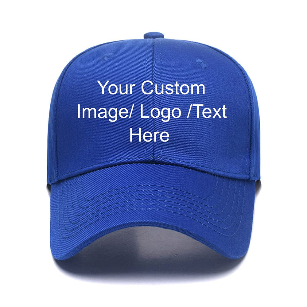 Custom Baseball Cap with Your Text for Men Women,Personalized Adjustable Trucker Caps Casual Sun Peak Hat for Gifts
