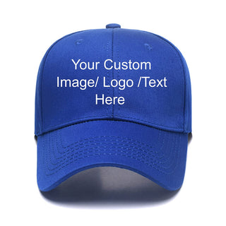 Custom Baseball Cap with Your Text for Men Women,Personalized Adjustable Trucker Caps Casual Sun Peak Hat for Gifts