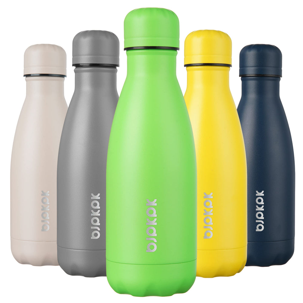 BJPKPK 17oz Insulated Water Bottles Stainless Steel Sports Water Bottles Keep Cold and Hot for Travel Dishwasher Safe,Olive Green