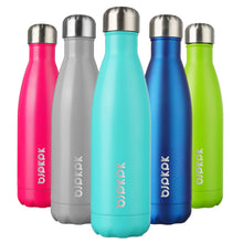 BJPKPK 17oz Insulated Water Bottles Stainless Steel Sports Water Bottles Keep Cold and Hot for Travel Dishwasher Safe,Olive Green