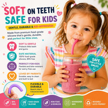 Reusable Silicone Straws for Tumblers, Smoothies & Kids Drinks – 15 Pack Flexible BPA-Free Drinking Straws with 2 Cleaning Brushes – Soft on Teeth & Lips – Fits 20oz & 30oz Tumblers