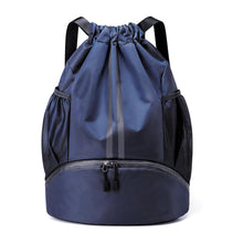 JELUTAR Drawstring Backpack Gym Bag with Shoes Compartment for Soccer, Basketball, Swim, Water-Resistant String Backpack Beach Cinch for Women Men