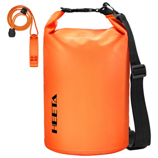 HEETA Waterproof Dry Bag for Women Men, 5L/10L/20L/30L/40L Roll Top Lightweight Dry Storage Bag Backpack with Emergency Whistle for Travel, Kayaking, Boating, Camping, Beach, Cruise Ship Essentials