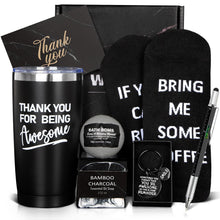 Thank You Gifts for Women, 8pcs Employee Appreciation Gifts Baskets for Women Thank You Farewell Gifts for Coworkers Teacher Boss Hostess Secretary Nurse Mom Pastor- Best Spa Gratitude Box w/Candle
