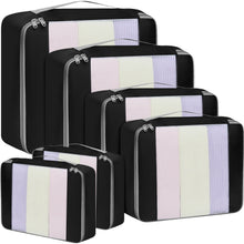 BAGAIL 6 Set/8 Set/10 Set Packing Cubes Various Sizes Packing Organizer for Travel Accessories Luggage Carry On Suitcase