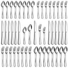 PHILIPALA 20 Piece Silverware Set, Stainless Steel Flatware Set for 4 Food Grade Novelty Flatware Cutlery Utensil Set Include Knife Fork Spoon Mirror Polished Dishwasher Safe