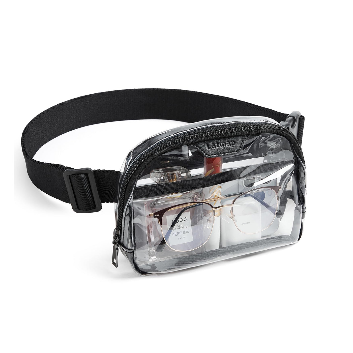LATMAP Clear Bag for Stadium Events, Clear Purse for Women Stadium Crossbody Bag, Transparent Bag for Concerts Sports