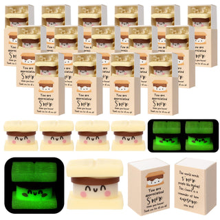 Wettarn 75 Sets Appreciation Gifts Cute Stress Balls with Support Boxes Bulk Party Favors for Employee Coworker Team Group Stuffers Office Prizes Positive Desk Decor