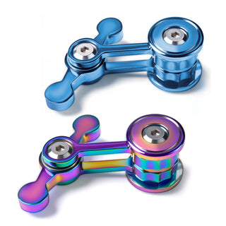 Fidget Spinner for Adults, Metal Silent Figette Office Desk Toy Quiet Cool Gadgets Gifts for Teen Boys Kid Anxiety Stress Relief Calm Down Sensory Autism Autistic ADHD Airplane Travel Need Must Have