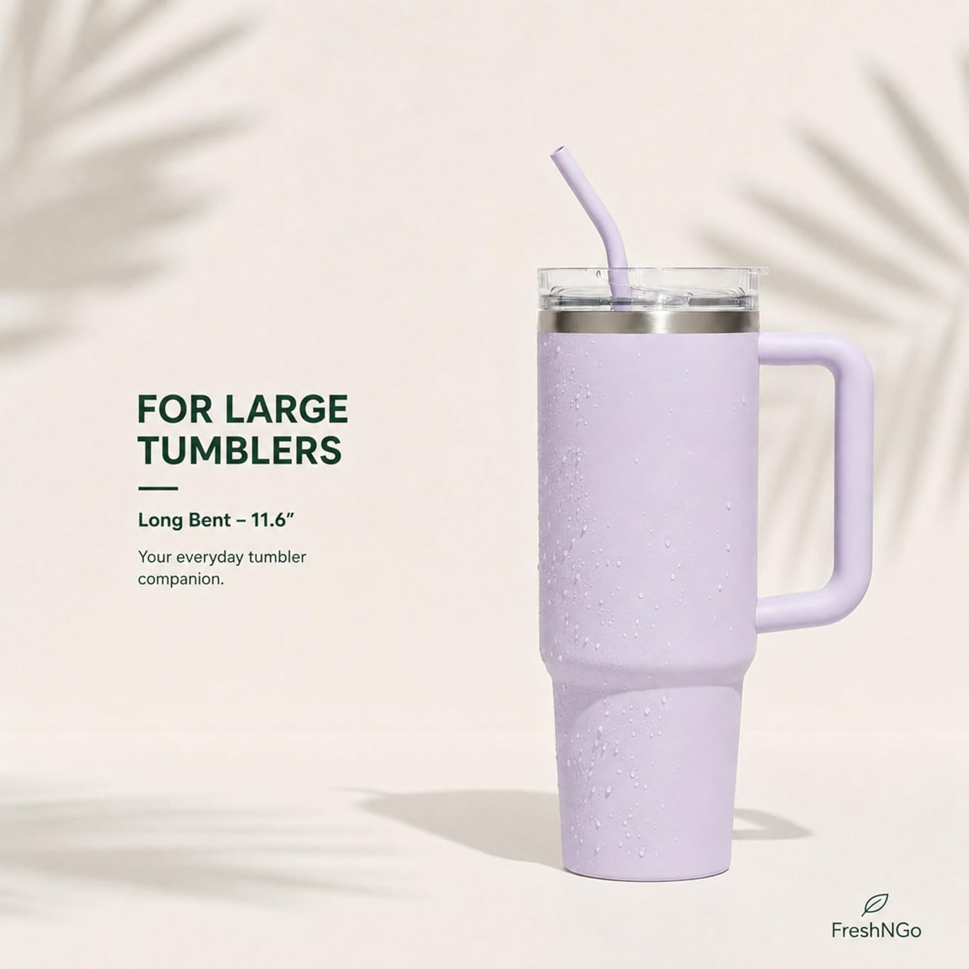 11.6‘’ Long Silicone Straws, 10PCS Reusable Travel Set with Caps and Case, 4 Bent Straws for Tumblers, Water Bottles, Travel Mugs, Hot and Iced Drinks