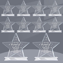 Bucherry 10 Pcs Employee Appreciation Awards for Coworker Acrylic Thank You Trophy May You Be Proud of The Work You Do Sign Prizes Retirement Goodbye Farewell Gift for Women Men(Stylish)