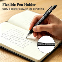 KMH Personalized Notebook and Pen Set, A5 200 Pages Lined Journal Bulk Custom Notebook with Photo Text LOGO for Work, School & Note Taking