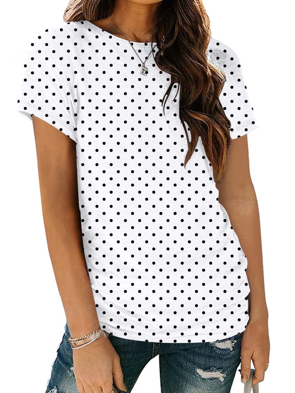 AUTOMET Women's Short Sleeve Shirts Summer Tops Crew Neck Basic Tees Casual Tshirts