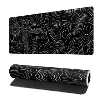 Tokyo Street Mouse Pad Anime Japanese Desk Mat Kawaii Large Gaming Mousepad XL Beige Cute Mousepad Gaming Non-Slip Rubber Base Stitched Edges Keyboard Mouse Mat Desk Pad for Office Home and Game