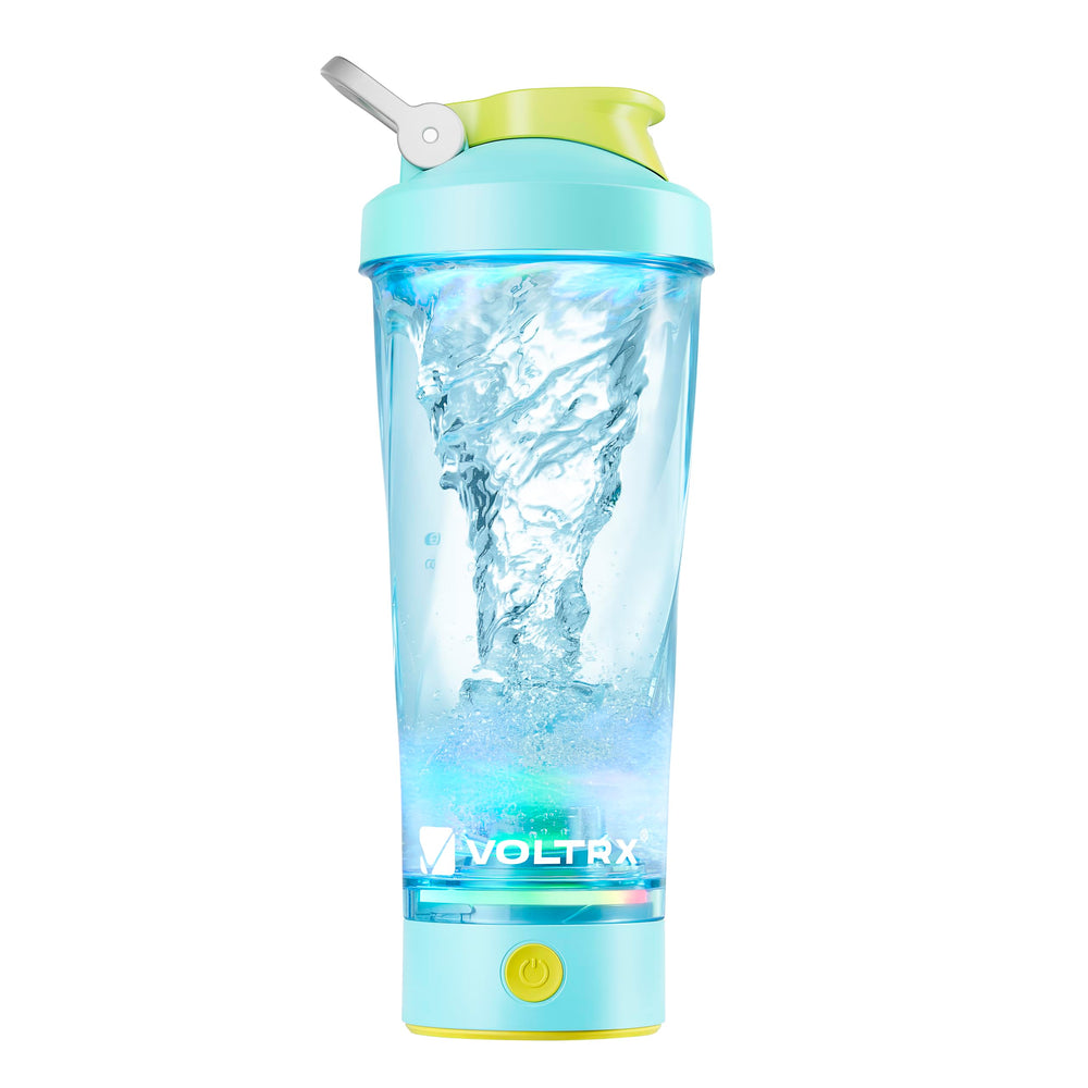 VOLTRX Premium Electric Protein Shaker Bottle, Made with Tritan - BPA Free - 24 oz Vortex Portable Mixer Cup/USB Rechargeable Shaker Cups for Protein Shakes