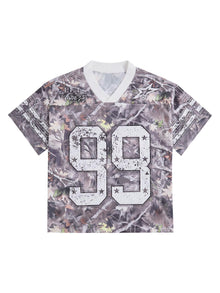 SOLY HUX Mens Jersey Y2k Baggy Shirts Graphic Tees Oversized V Neck Tshirts Summer Tops