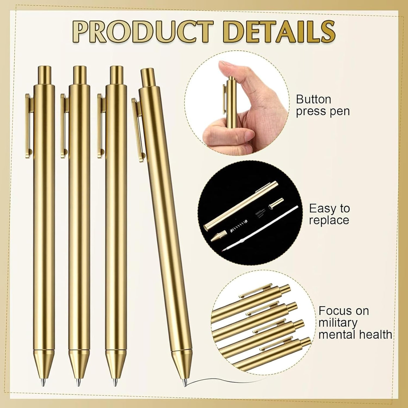 20 Bulk Custom Personalized Retractable Ballpoint Pens, Multicolor Click Pens, UV Printed Logo Text Pattern, Custom Gift Pens for Business, Wedding, Party & Promotional Events