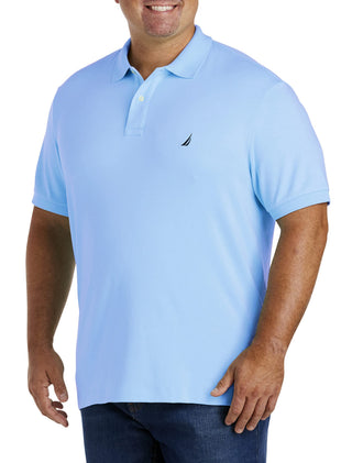 Nautica Men's Classic Fit Short Sleeve Dual Tipped Collar Polo Shirt