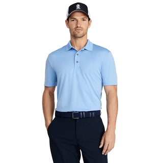 Izod Men's Performance Golf Grid Short Sleeve Stretch Polo Shirt