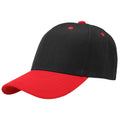 1pc Black/Red