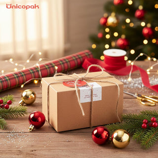 UnicoPak 10 Pack 6x4x3.5 Brown Gift Boxes with Lids for Presents Kraft Small Gift Boxes Bulk for Candle Mug Perfume Craft Ornaments Cookies Treats Favors