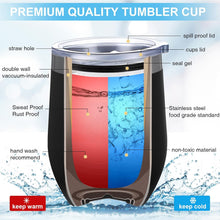 Sieral House Warming Gift for New Home House Warming Wine Tumbler for Women Men New Adventure for Friend Owner Couples Homeowners Clients Real Estate Agent Wedding Gifts(12 oz,Cute Style)