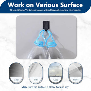 Abnii 50 PCS Hook and Loop Cable Ties, Under Desk Cable Management, Self Adhesive Cable Clips Straps, Sticky-Back Cord Organizer, Wire Organizer for TV PC Laptop Ethernet Desktop, White